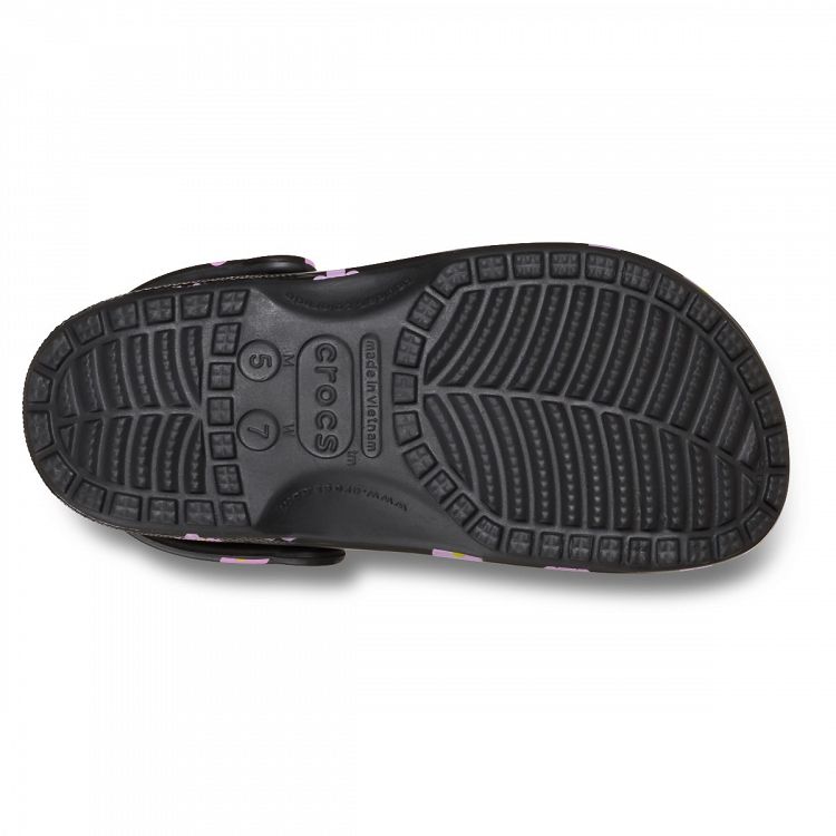 Classic Flower Clog - Black