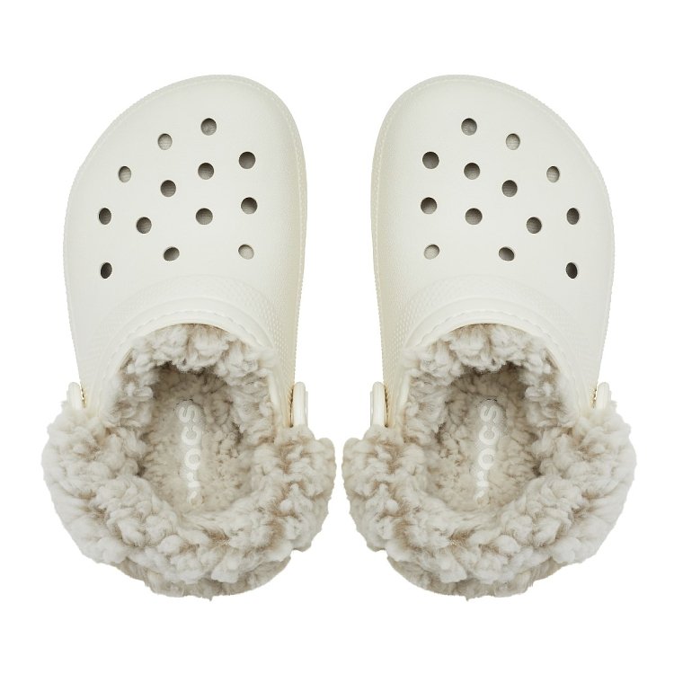 Classic Fleece Lined Clog T - Summit White