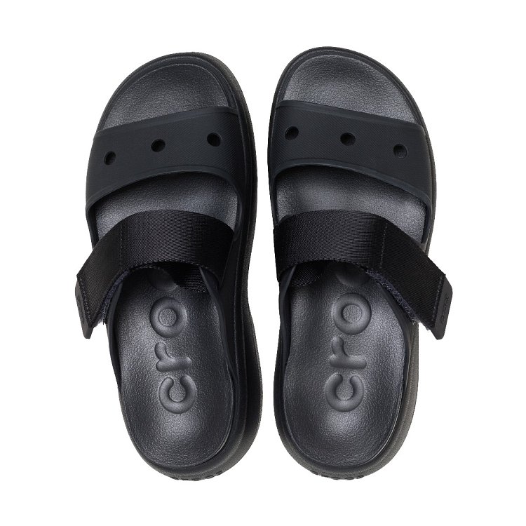 Soho Two Strap Sandal - Black