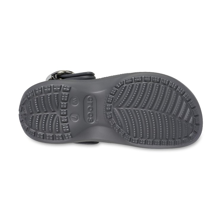 Classic Platform Buckle Clog - Carbon