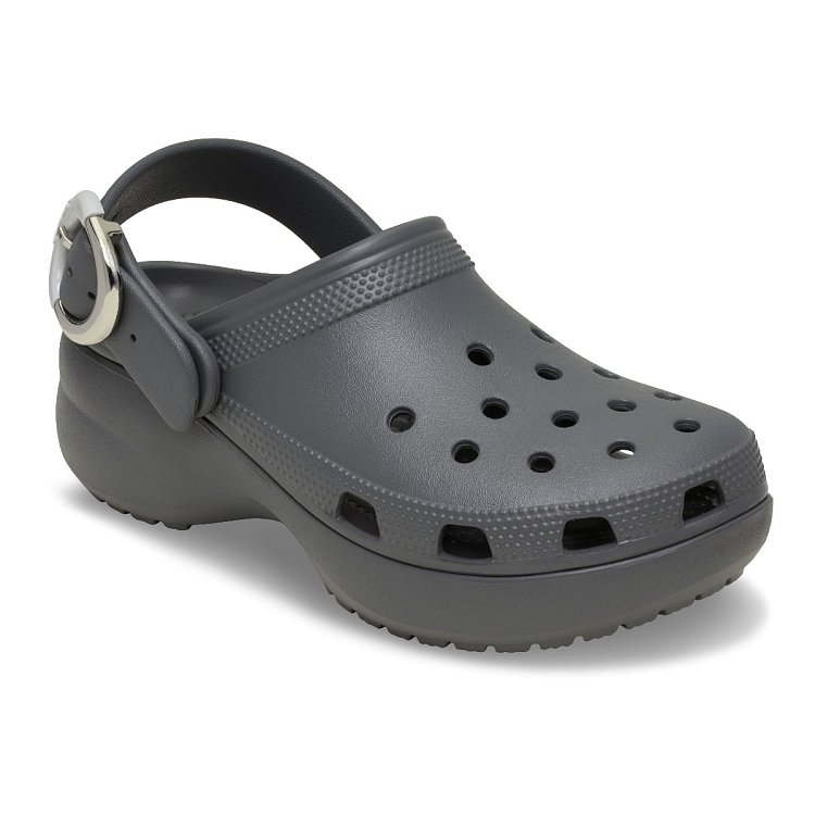 Classic Platform Buckle Clog - Carbon