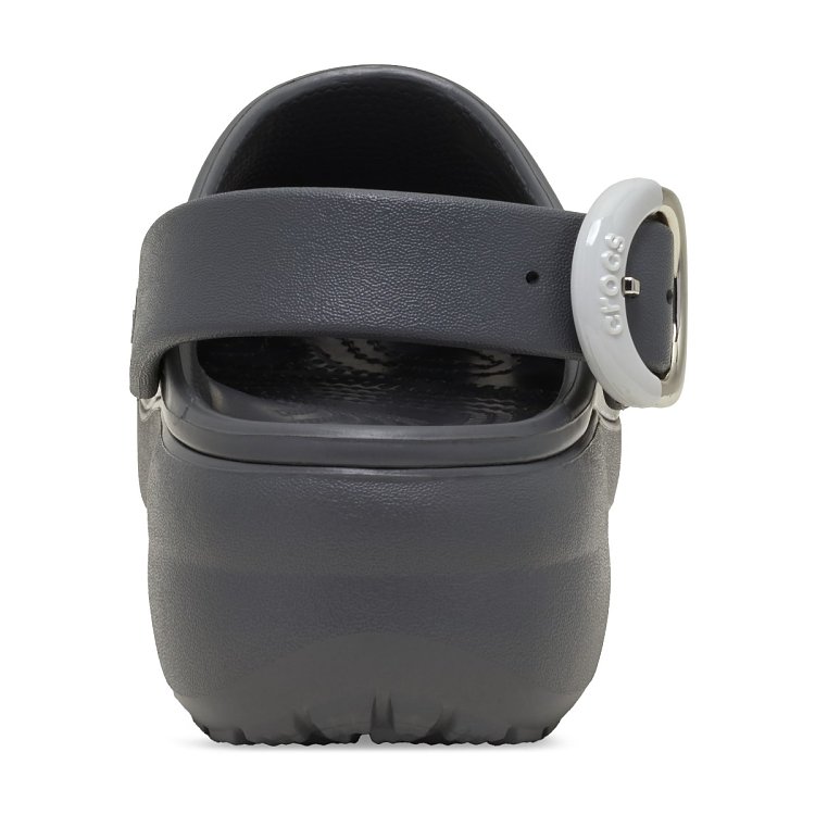 Classic Platform Buckle Clog - Carbon