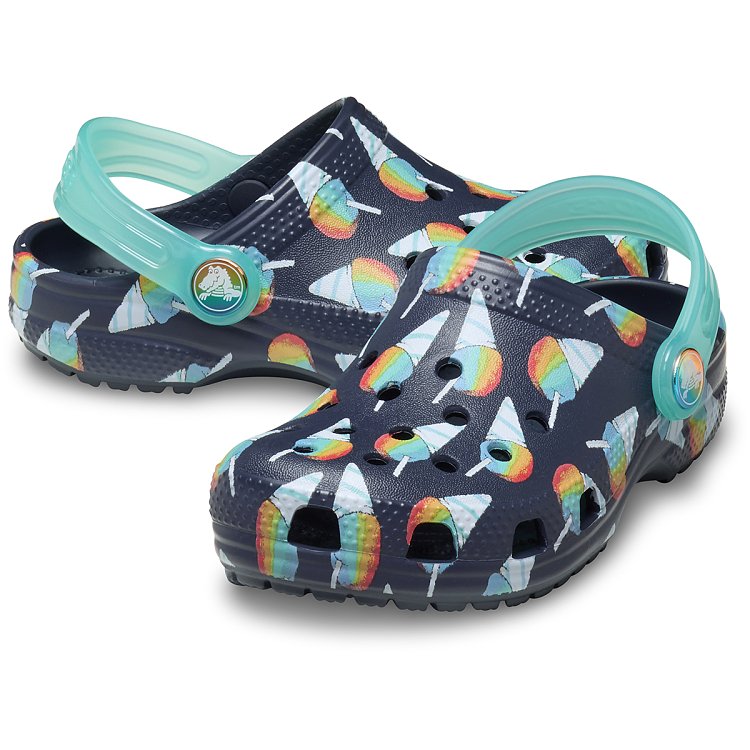 Classic Snow Cone Clog T - Navy