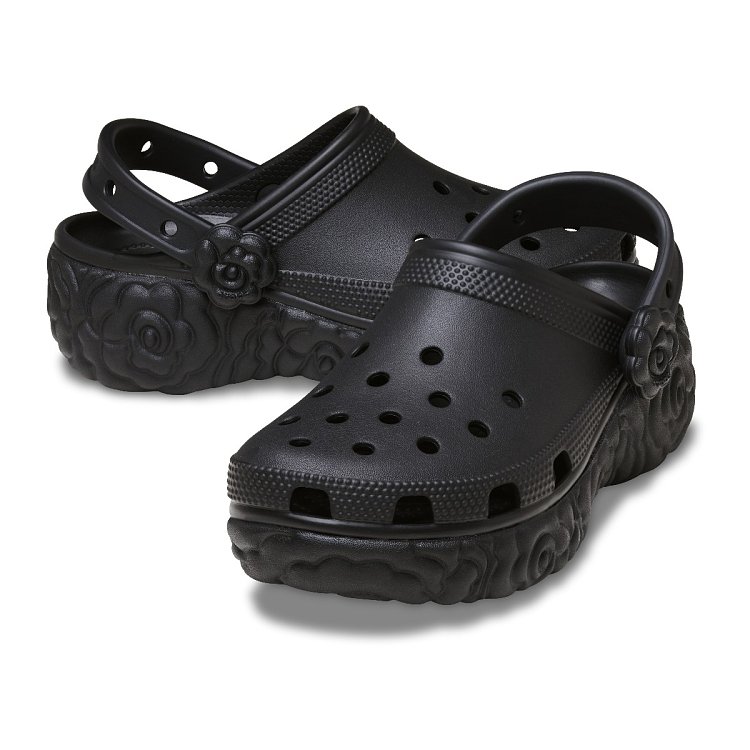 Classic Platform Bloom Clog - Black