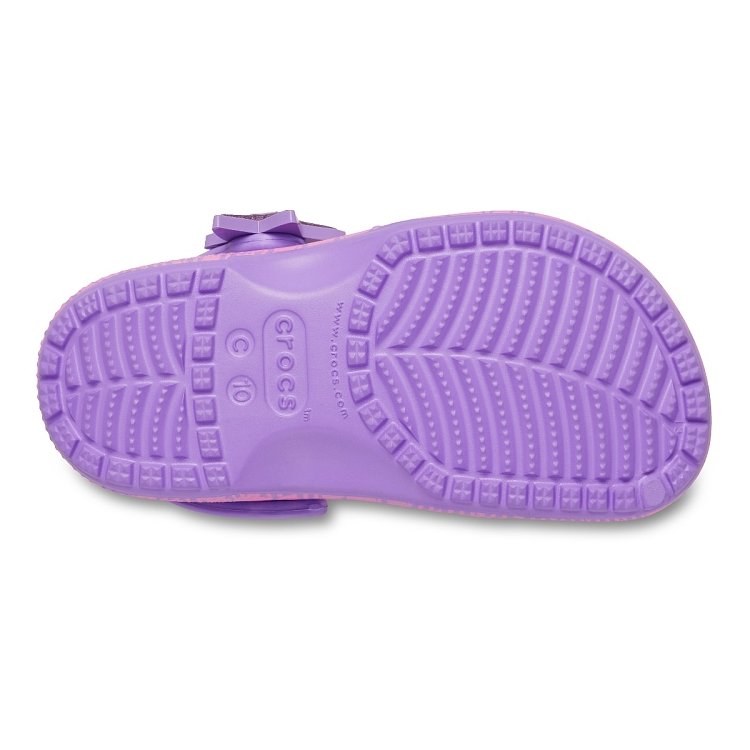 Classic Plaid and Stars Clog T - Purple Bolt/Pink Punch
