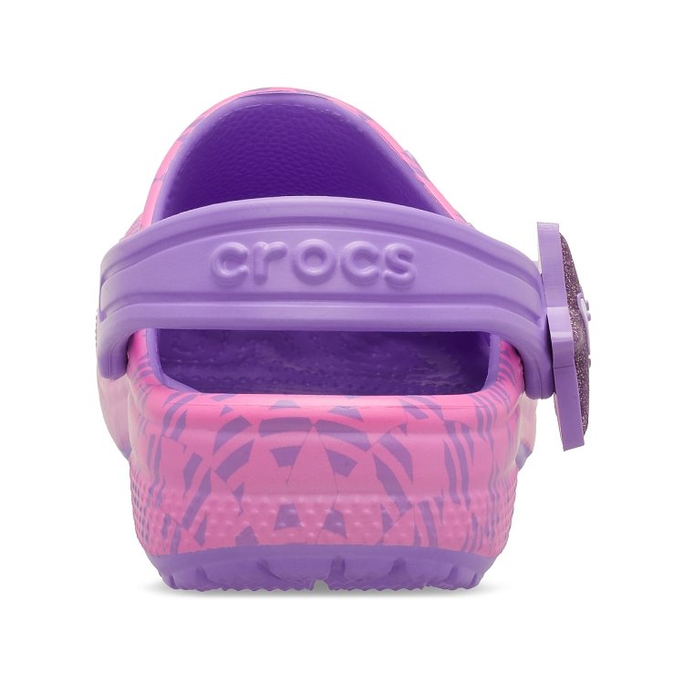 Classic Plaid and Stars Clog T - Purple Bolt/Pink Punch