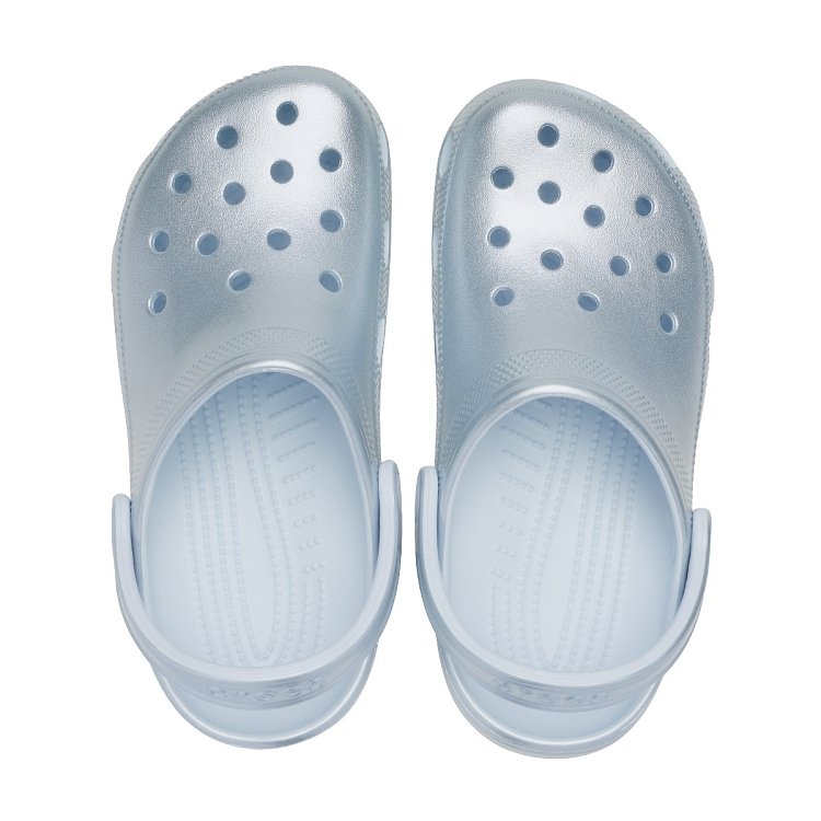 Classic Tinted Metallic Clog - Sky Ice