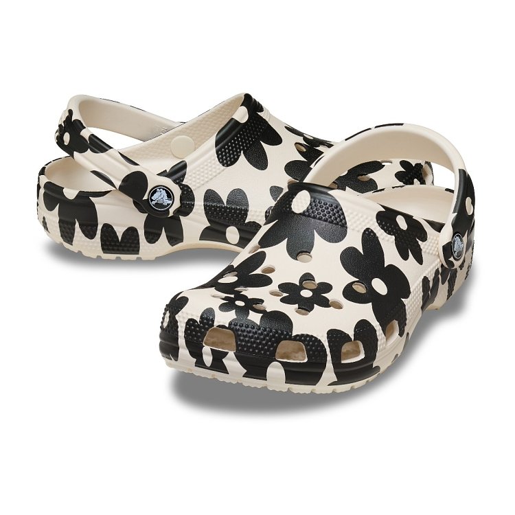 Classic Pop Petals Clog - Summit White/Multi