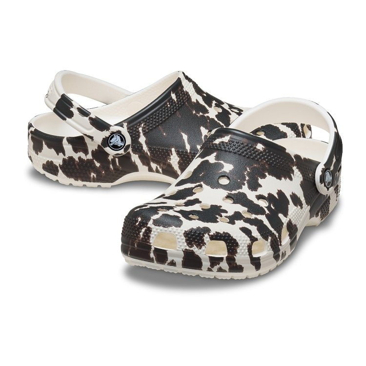 Classic Pop Animal Clog - Chalk/Multi