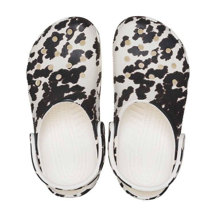 Classic Pop Animal Clog - Chalk/Multi