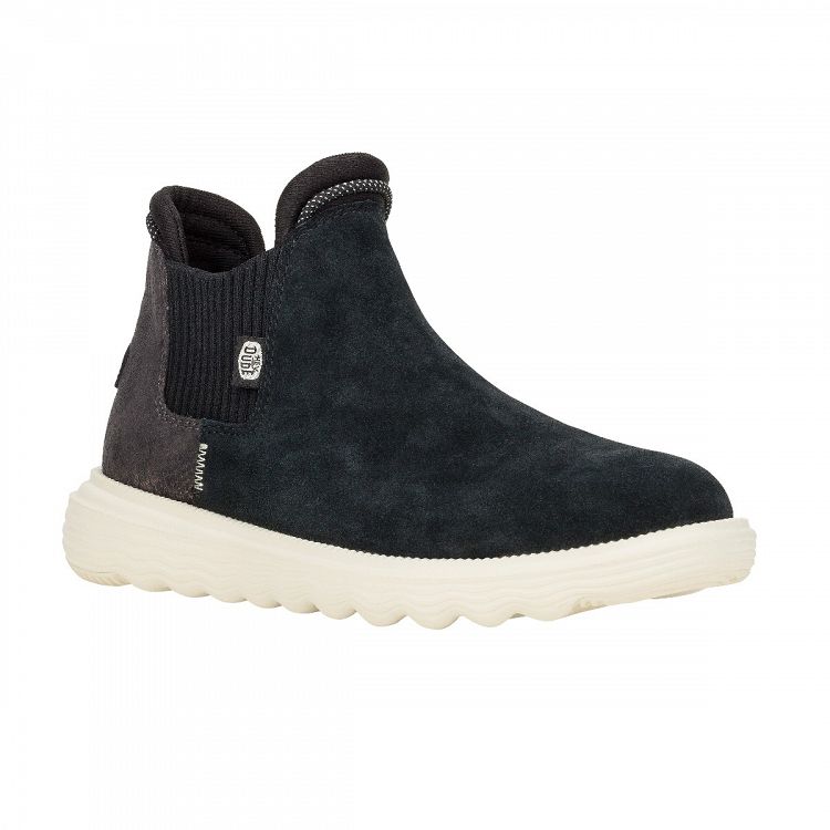 Branson W Suede Novelty - Black/Snake