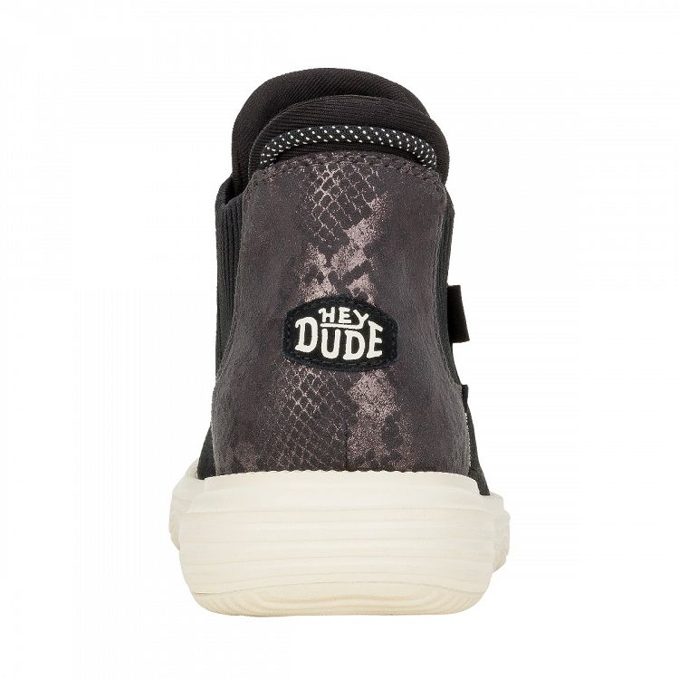 Branson W Suede Novelty - Black/Snake