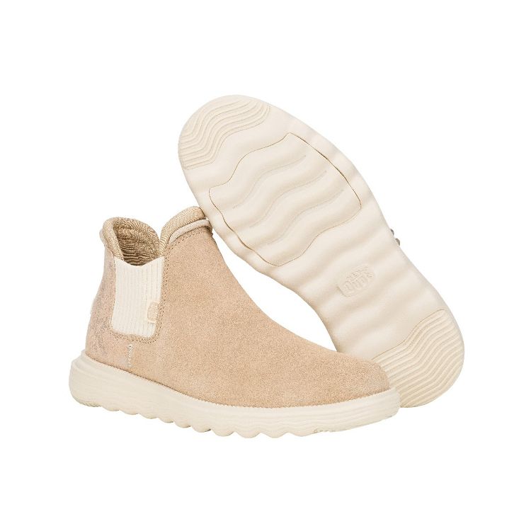 Branson W Suede Novelty - Sand/Snake