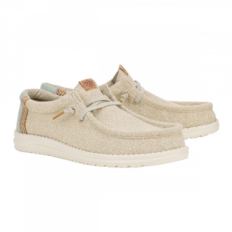Wally Jute - Stone Grey/Iceberg Green