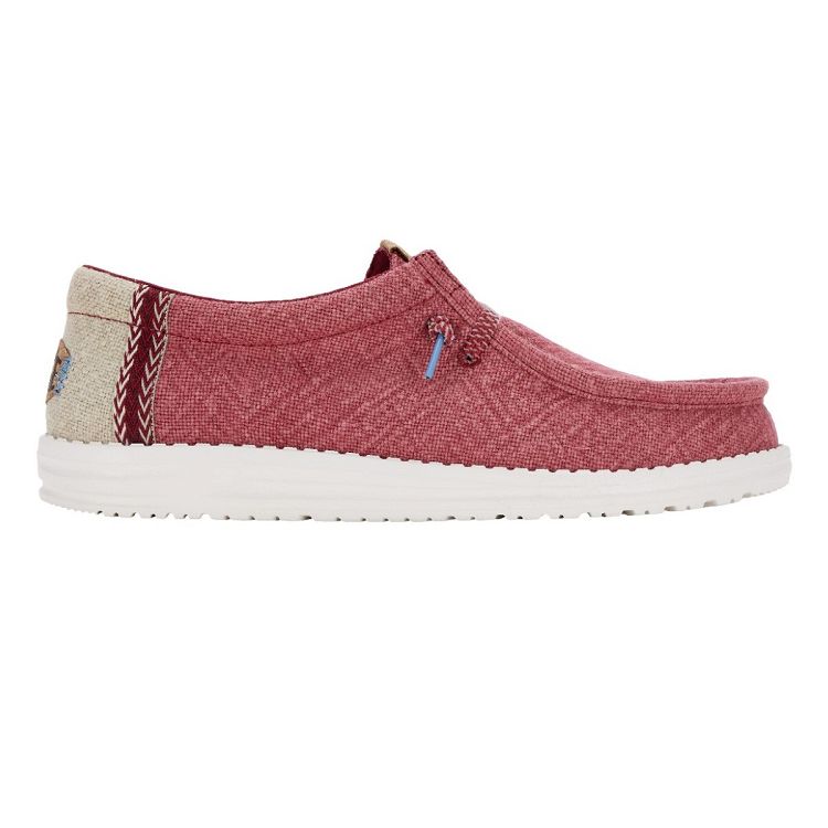 Wally Jute - Claret Red/Silver Birch