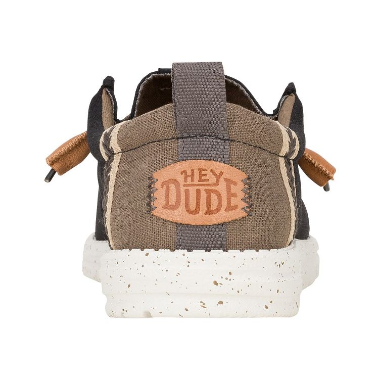 Wally Summer Linen - Black/Walnut