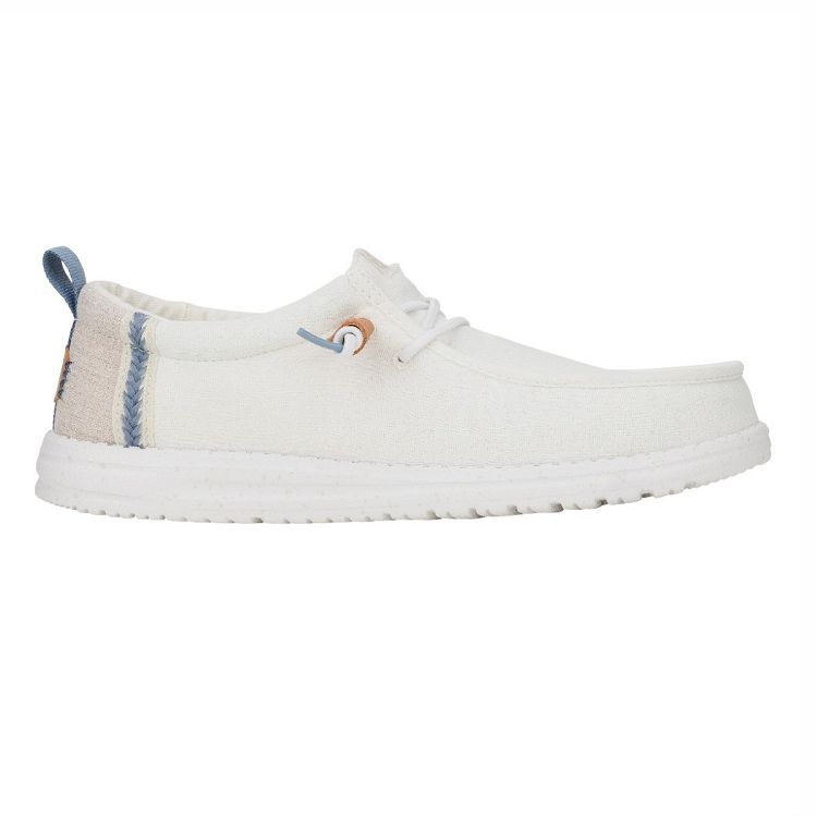 Wally Summer Linen - White/Stone Grey
