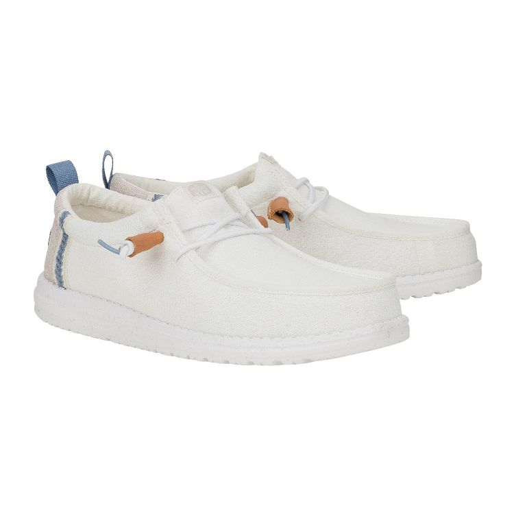 Wally Summer Linen - White/Stone Grey