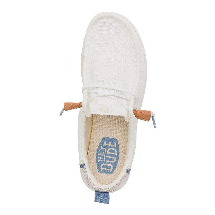 Wally Summer Linen - White/Stone Grey
