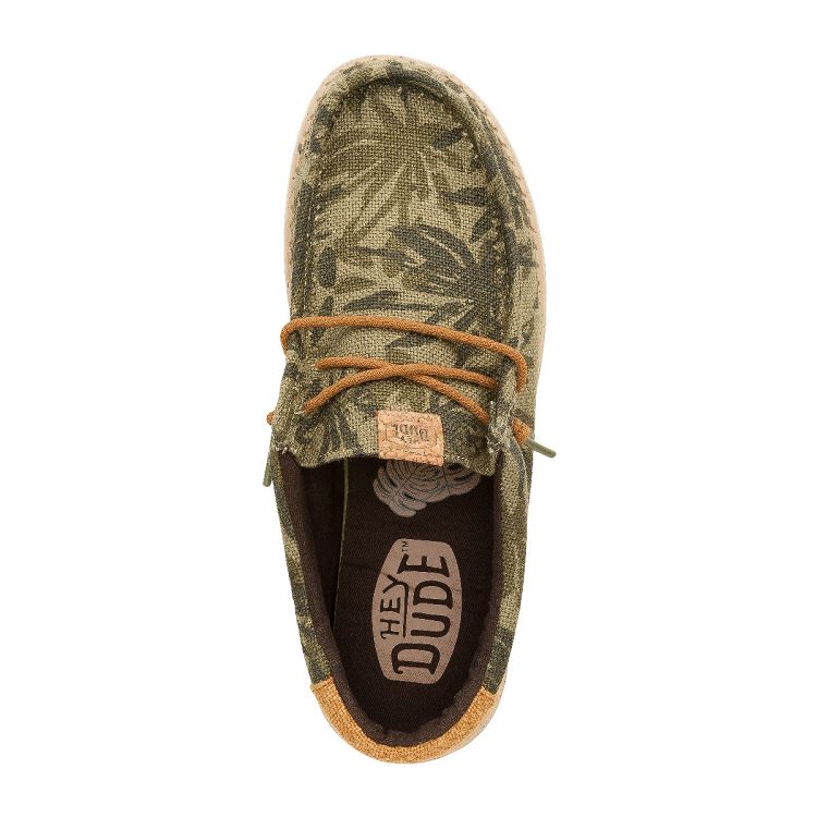 Wally Palm Jute - Burnt Olive/Ginger Brown