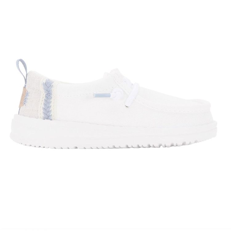 Wally T Summer Linen - White/Stone Grey