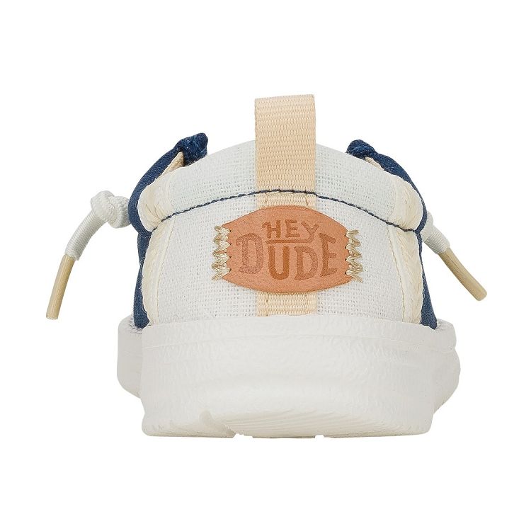 Wally T Summer Linen - Sargasso Blue/White