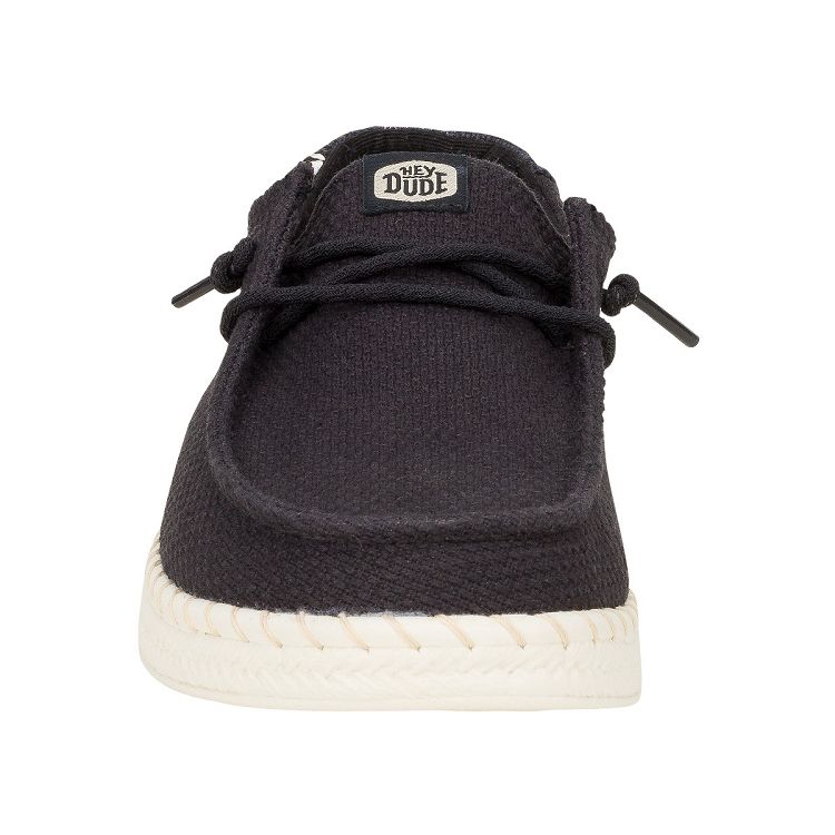 Wendy Espadrille Woven - Black