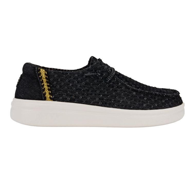 Wendy Rise Perf Canvas - Black