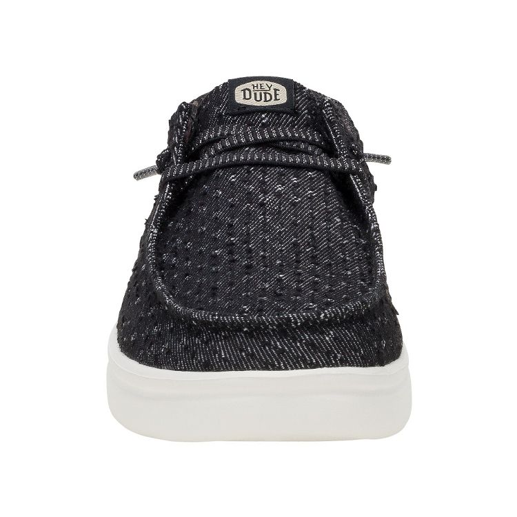 Wendy Rise Perf Canvas - Black