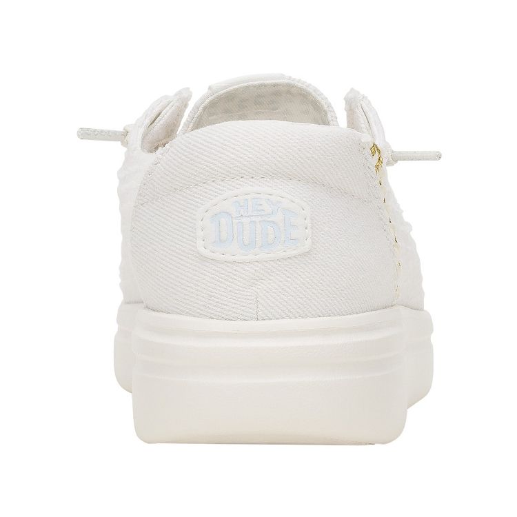 Wendy Rise Perf Canvas - White