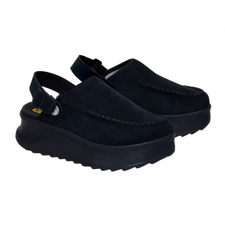 Delray Clog Suede - Black