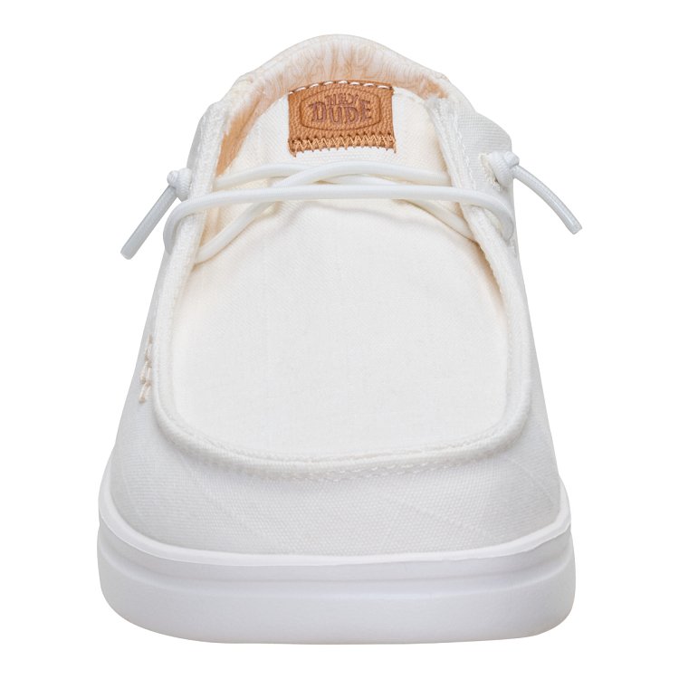 Wendy Rise Chambray Grid - Snow White