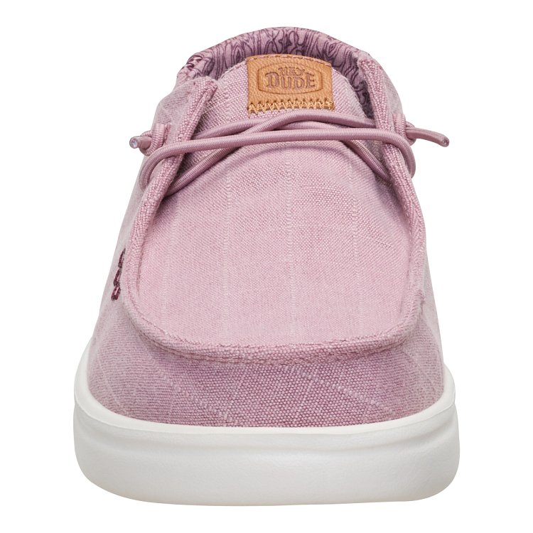 Wendy Rise Chambray Grid - Rose Purple