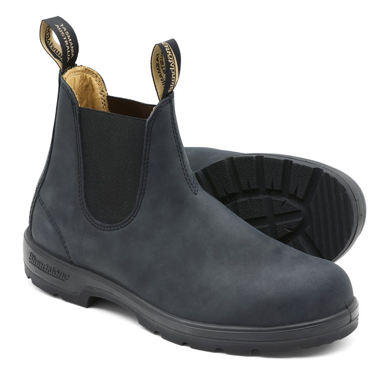 ELASTIC SIDE BOOT - RUSTIC BLACK