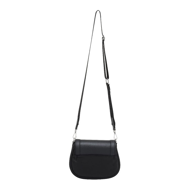 CROSSBODY WITH EVA FRONT FLAP - BLACK