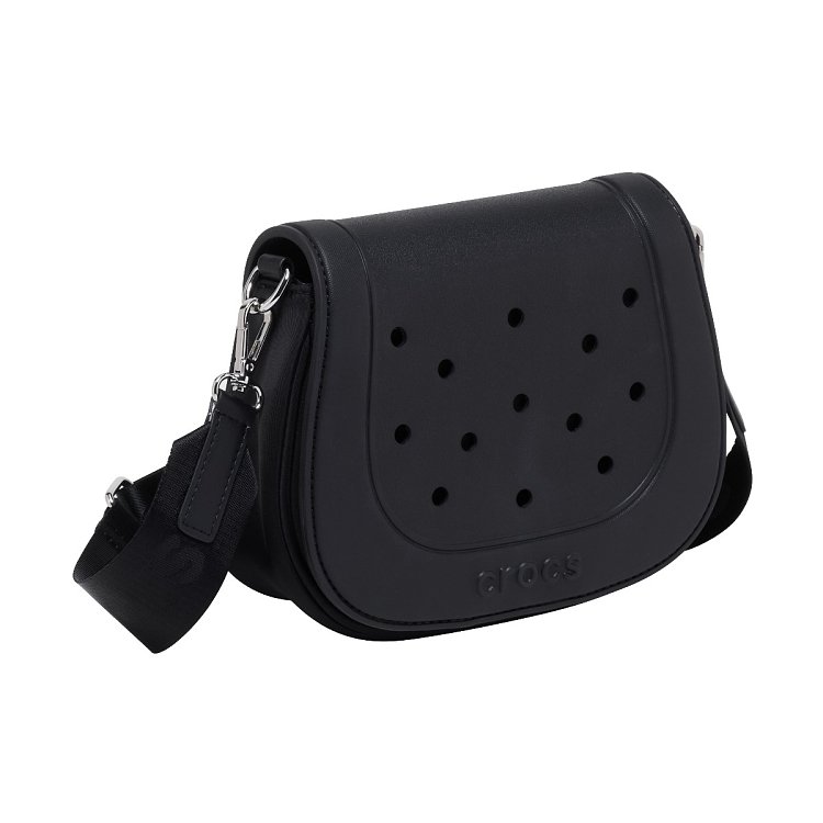 CROSSBODY WITH EVA FRONT FLAP - BLACK