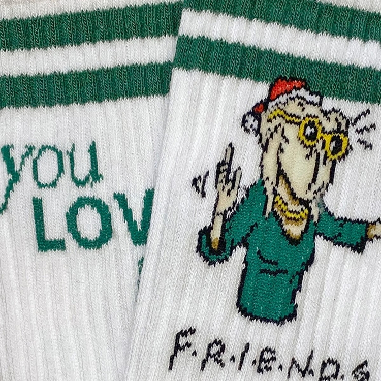 Athletic Friends You Love Me - White