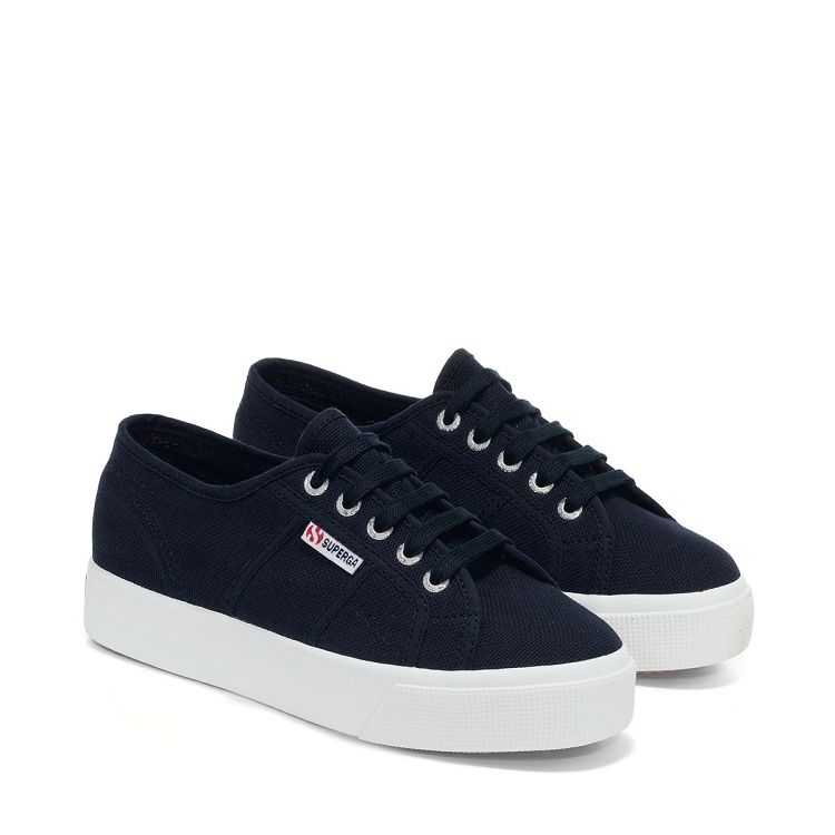 2730-COTU - Navy-FWhite - White