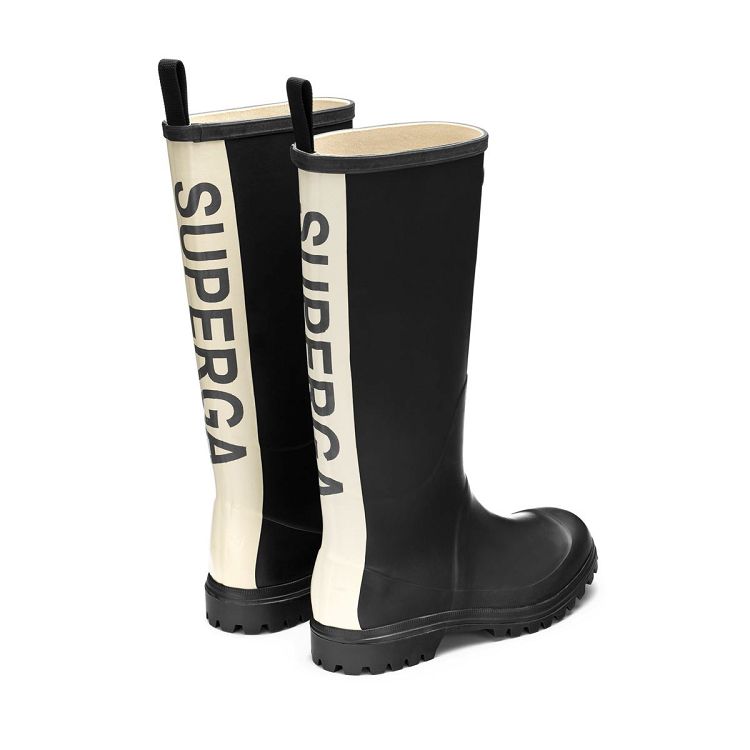 799 RUBBER BOOTS LETTERING - Black