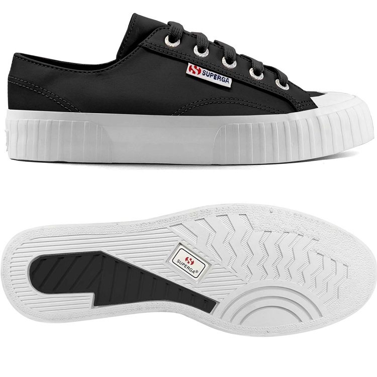 2630 STRIPE NAPPA - Black