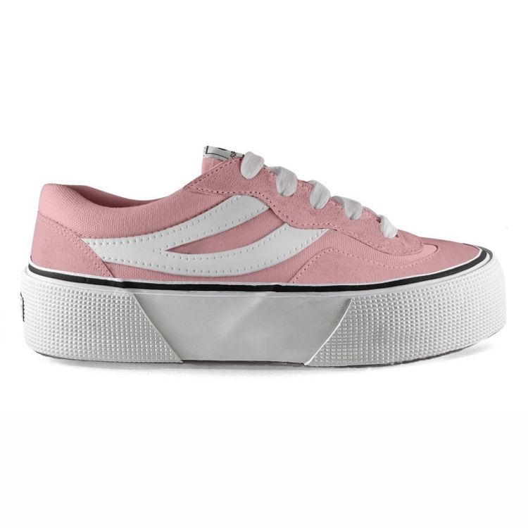 3041 REVOLLEY COLORBLOCK PLATFORM - Pink-White