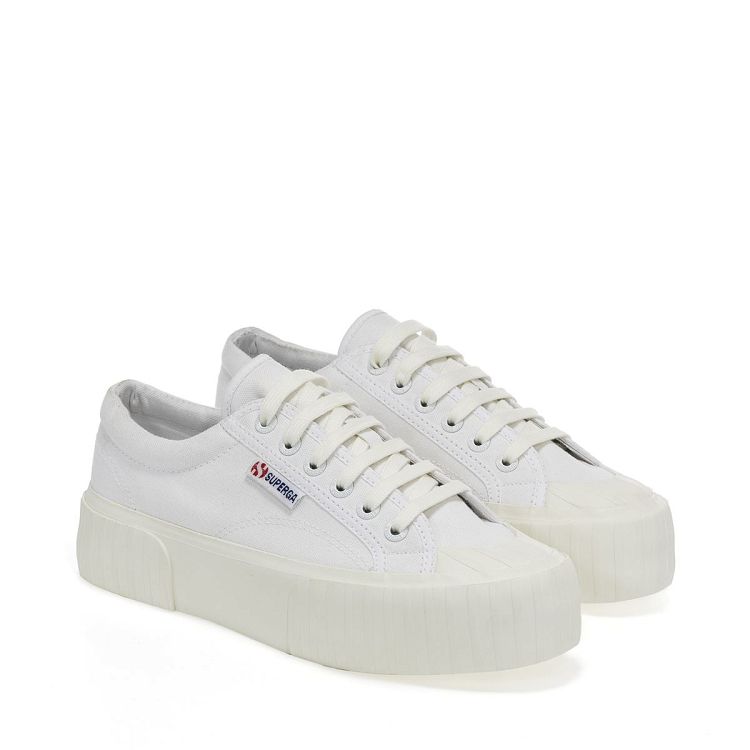 2631 STRIPE PLATFORM - WHITE-WHITE AVORIO