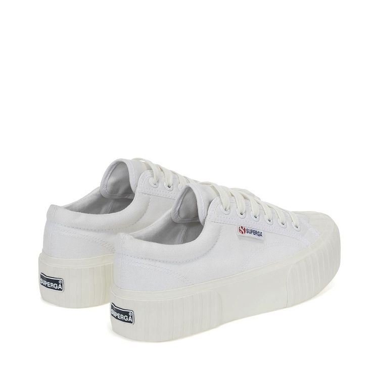 2631 STRIPE PLATFORM - WHITE-WHITE AVORIO