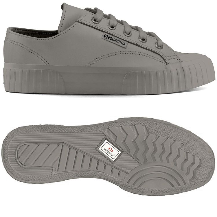 2630 STRIPE UNLINED NAPPA - Grey Colomba