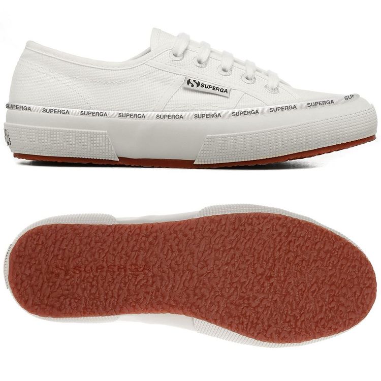2750 LOGO PIPING - White Avorio-Black Logo