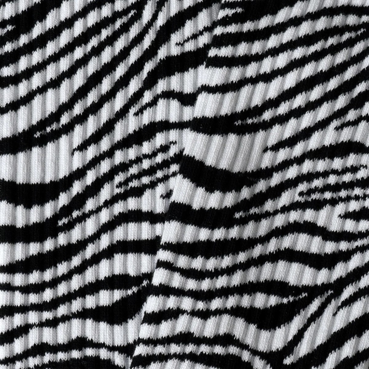 Athletic Zebra Print - White