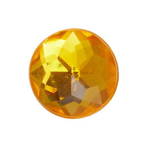 Sparkly Orange Circle