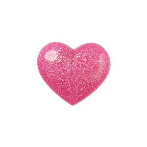 Pink 3D Glitter Heart
