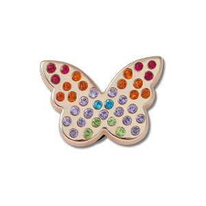 Gold Rainbow Encrstd Butterfly