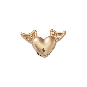 Gold Heart with Wings